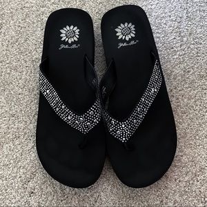 Yellow Box Platform Sandals